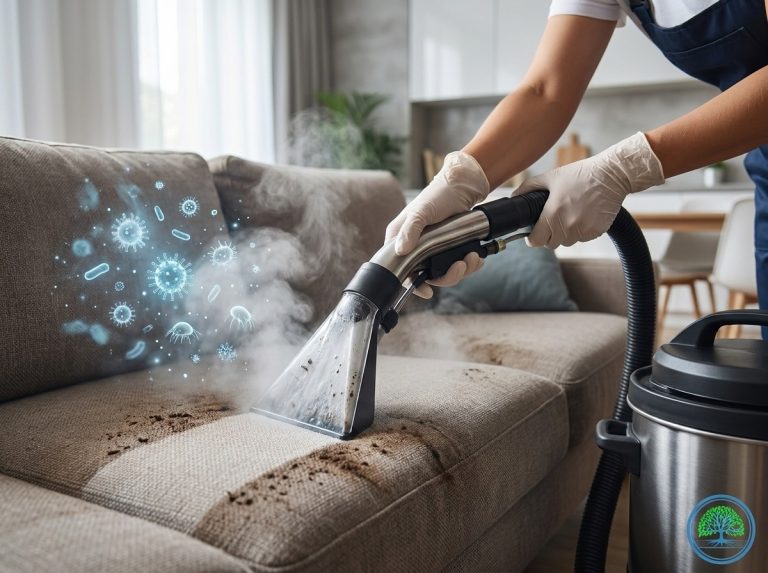 5 STAGES LEATHER SOFA CLEANING & CARE PROCESS